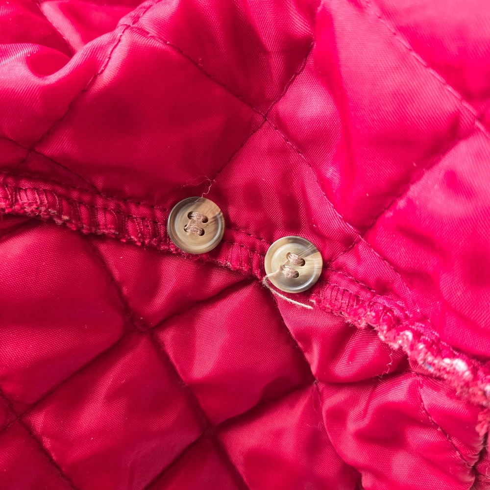 Vintage Lined Cotton Red‎ Plaid Flannel Shacket Size XL Thrashed Grunge - Picture 6 of 8